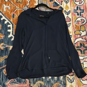 EUC scotch & soda Jolie vagabond blue button down blouse SZ L